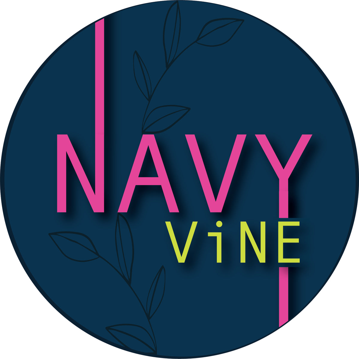 Women's Tops – Navy Vine