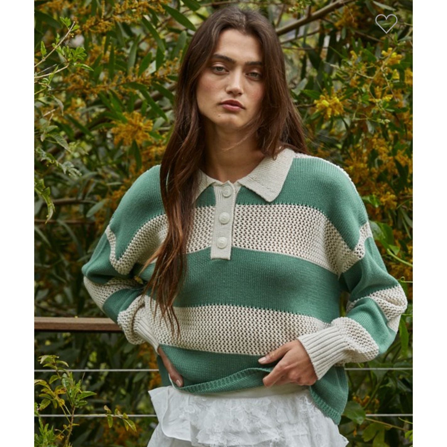 Stripe Rugby Sweater