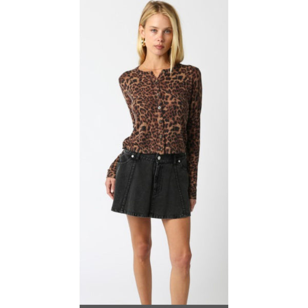 Lightweight Leopard Cardigan