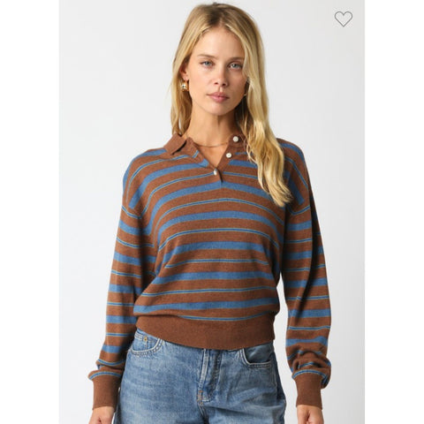 Striped Polo Long Sleeve