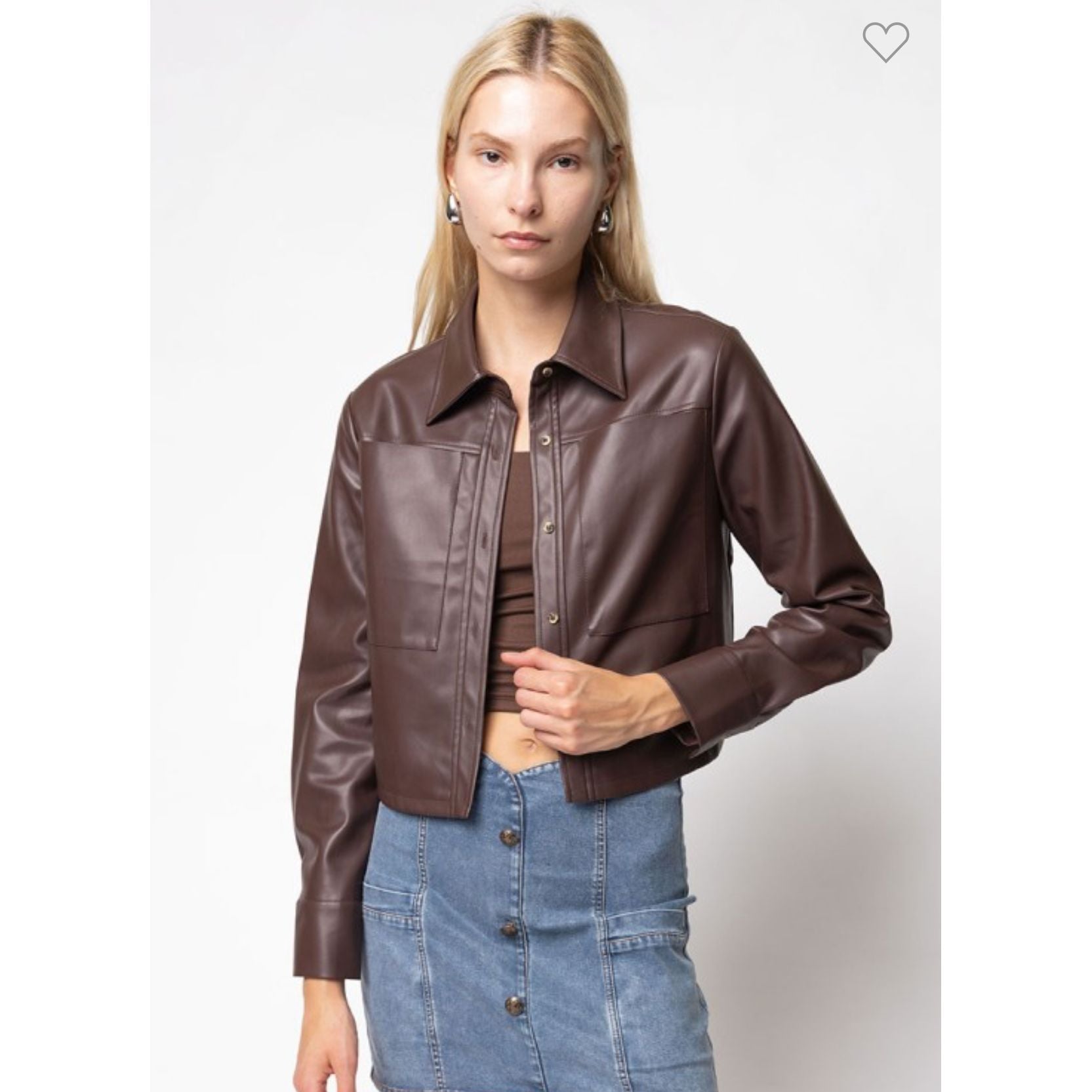 Chocolate Leather Jacket