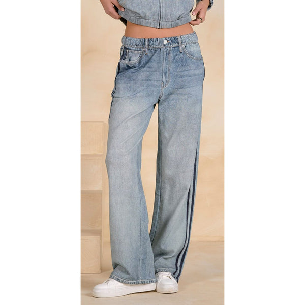 Striped Sweatpant Jeans