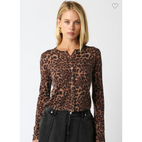 Lightweight Leopard Cardigan
