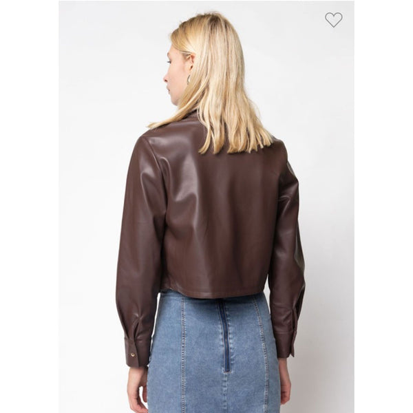 Chocolate Leather Jacket