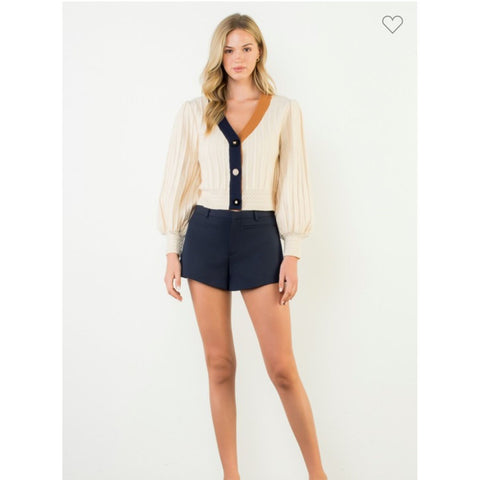 Balloon Sleeve Cardigan