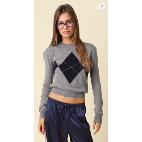 Argyle Crew Neck