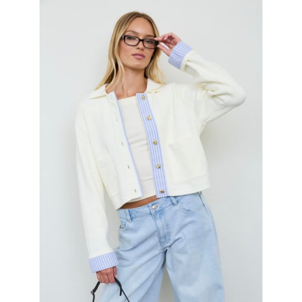Mixed Media Cardigan