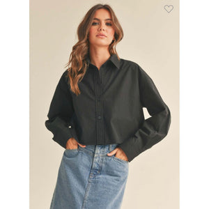 Cropped Button Down Shirts